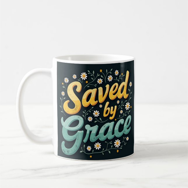 Caneca De Café Salvo pela Grace (Esquerda)