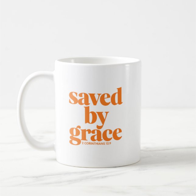 Caneca De Café Salvo por Grace Christian Mug (Esquerda)