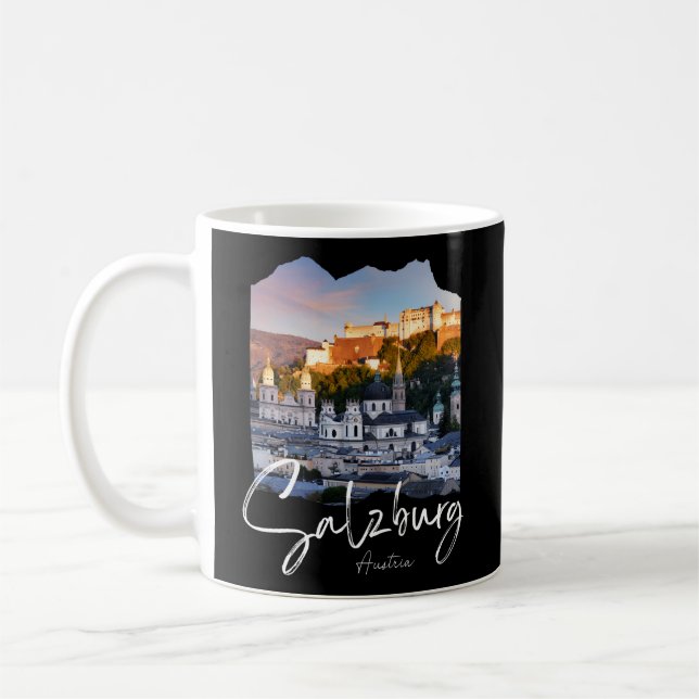 Caneca De Café Salzburg Áustria (Esquerda)