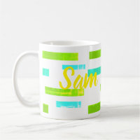 Sam Adicione Seu Nome Café Tropical Tea Mug Cup