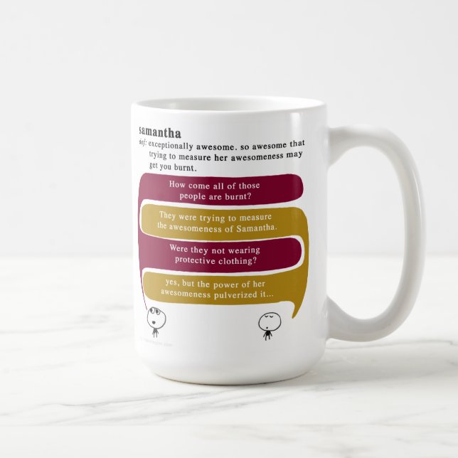 Caneca De Café samantha (Direita)