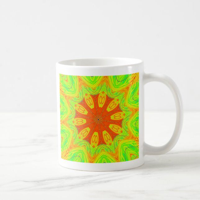 Caneca De Café Samba Motif Art Impressão (Direita)