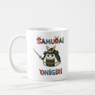 Caneca De Café Samurai Onigiri