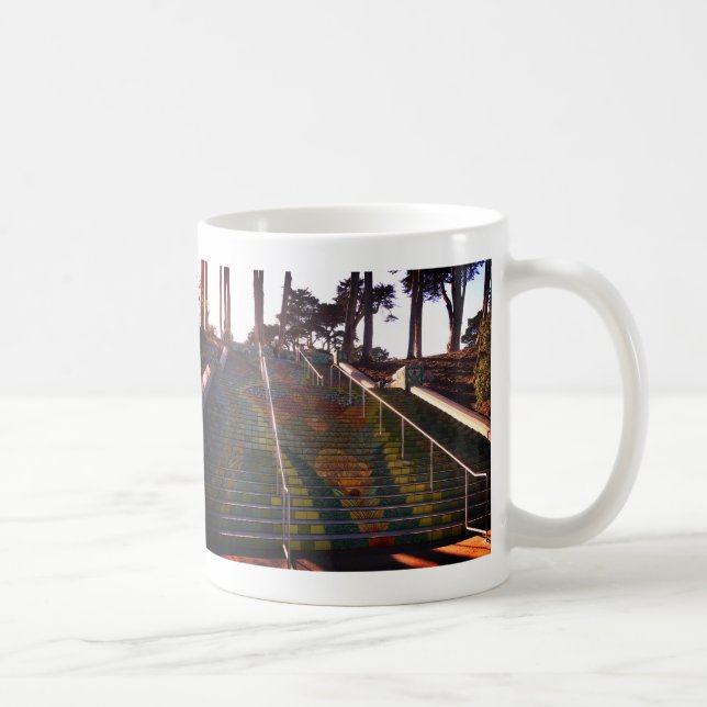 Caneca De Café San Francisco Lincoln Park Steps Mug (Direita)