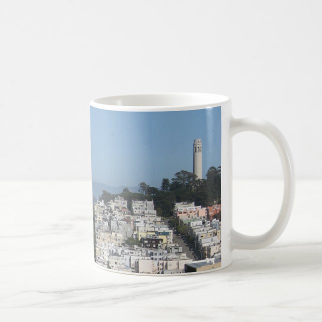 Caneca De Café San Francisco Lombard Street (Direita)