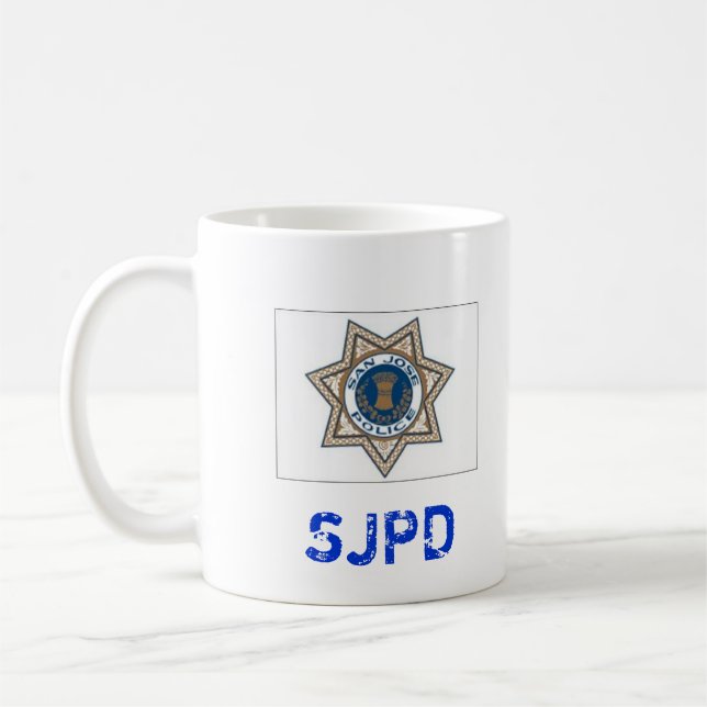 Caneca De Café San Jose * copo do departamento da polícia (Esquerda)