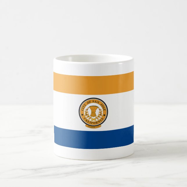 Caneca De Café San Jose Flag (Centro)