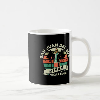 Caneca De Café San Juan Del Sur Rivas Nicarágua Mapa Artesanía So