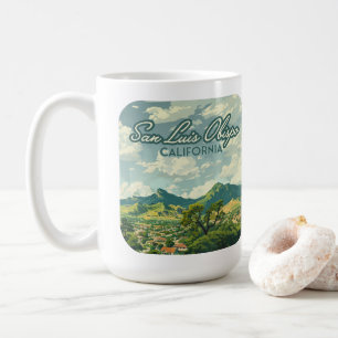 Caneca De Café San Luis Obispo SLO Retro Costa Central da Califór