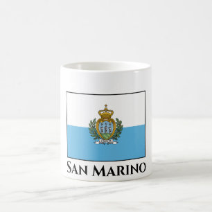 Caneca De Café San Marino Flag