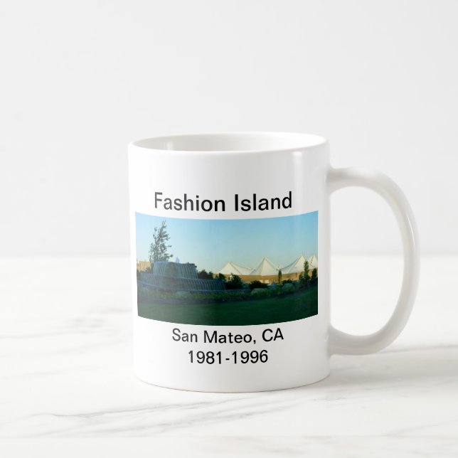 Caneca De Café San Mateo Fashion Island Coffee Mug (Direita)