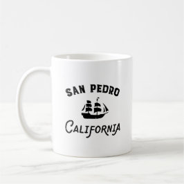 Caneca De Café San Pedro Port of Los Angeles California Tall Ship