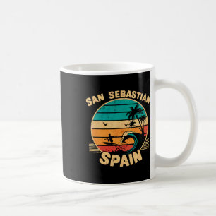 Caneca De Café San Sestian Espanha Cidade Apaixonada Por Ondas De