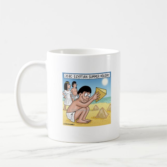 Caneca De Café Sandcastles em forma de pirâmide (Esquerda)