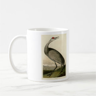 Caneca De Café Sandhill Crane das Aves da América de Audubon