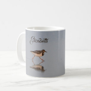 Caneca De Café Sandpiper de praia personalizado