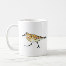 Caneca De Café Sandpiper Shorebird Coastal Beach Art