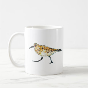 Caneca De Café Sandpiper Shorebird Coastal Beach Art