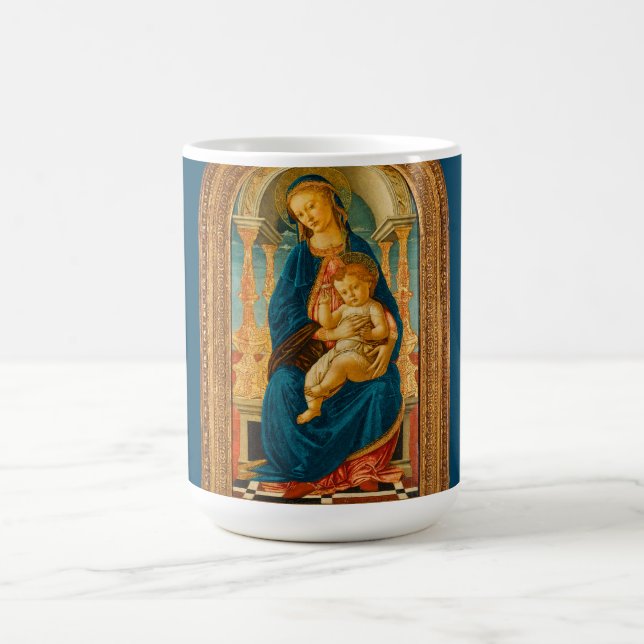 Caneca De Café Sandro Botticelli Madonna e Child c 1470 (Centro)