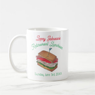 Caneca De Café Sanduíche do Clube Turco de Almoço de Reforma Sand
