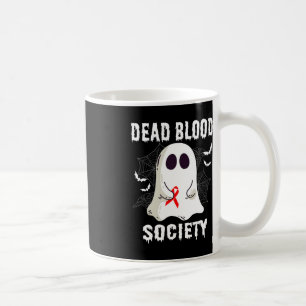 Caneca De Café Sangue da Sociedade do Morto Fantasma Sensibilizaç