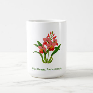 Caneca De Café Sangue de Orquídea Selvagem