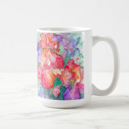 Caneca De Café Sangue Gracioso - Dia de as mães das Flores Iris