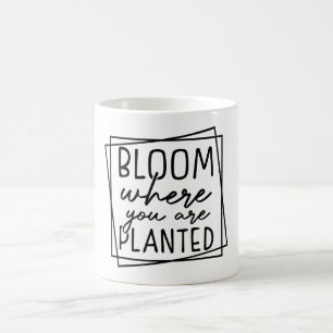 Caneca De Café Sangue Onde Você Está Plantado