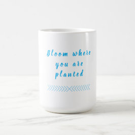Caneca De Café Sangue Onde Você Está Plantado