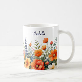 Caneca De Café Sangue Onde Você Está Plantado Flores De Jardim