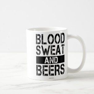 Caneca De Café Sangue Suor E Cervejas - Motivacional Academia De 