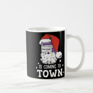 Caneca De Café Sani-cloth Está Chegando à Cidade Enfermeira Diver