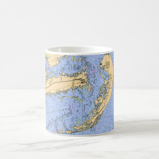 Caneca De Café Sanibel Captiva Náutico  (Centro)