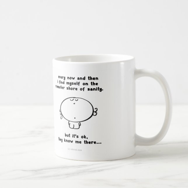 Caneca De Café Sanidade mais remota da costa do vimrod VM8609 (Direita)