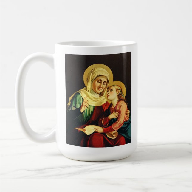 Caneca De Café Santa Ana e Virgem Maria (Esquerda)