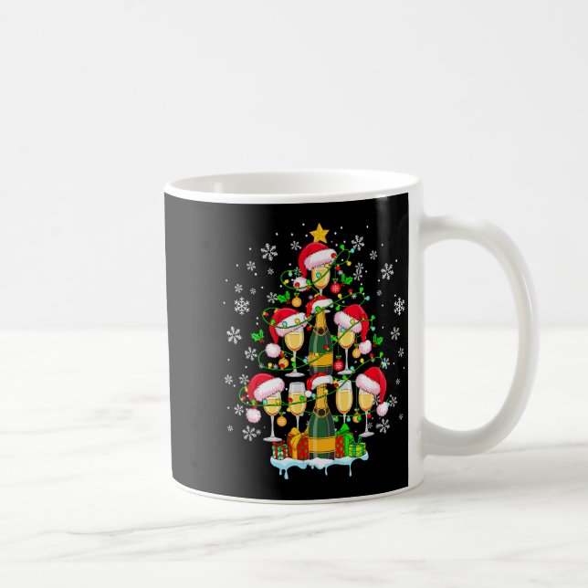 Caneca De Café Santa Champagnes As Christmas Tree Matching Drinke (Direita)