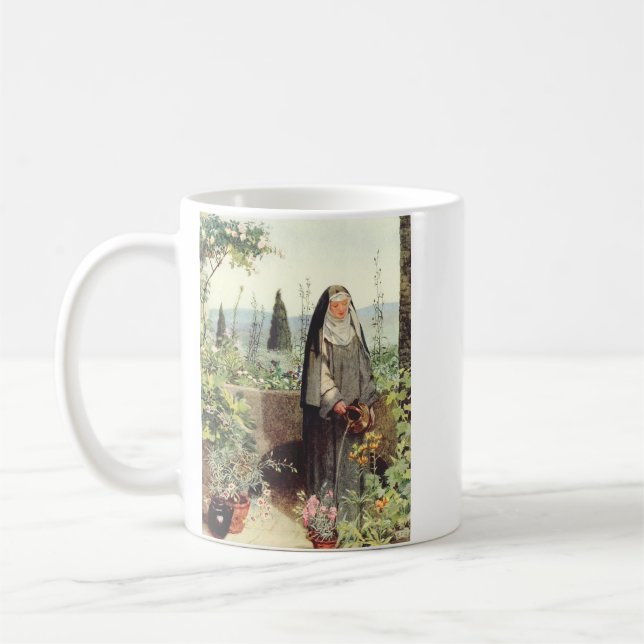 Caneca De Café Santa Clara de Assis: Padroeira da Televisão (Esquerda)