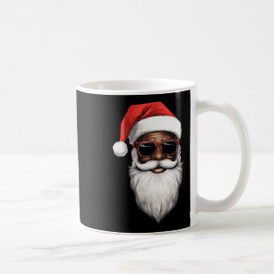 Caneca De Café Santa Claus Black Xmas Papai noel Afro-Americano
