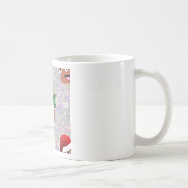 Caneca De Café santa claus emoji (Direita)