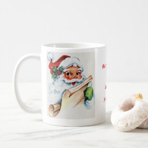 Caneca De Café Santa Claus Old Fashiked
