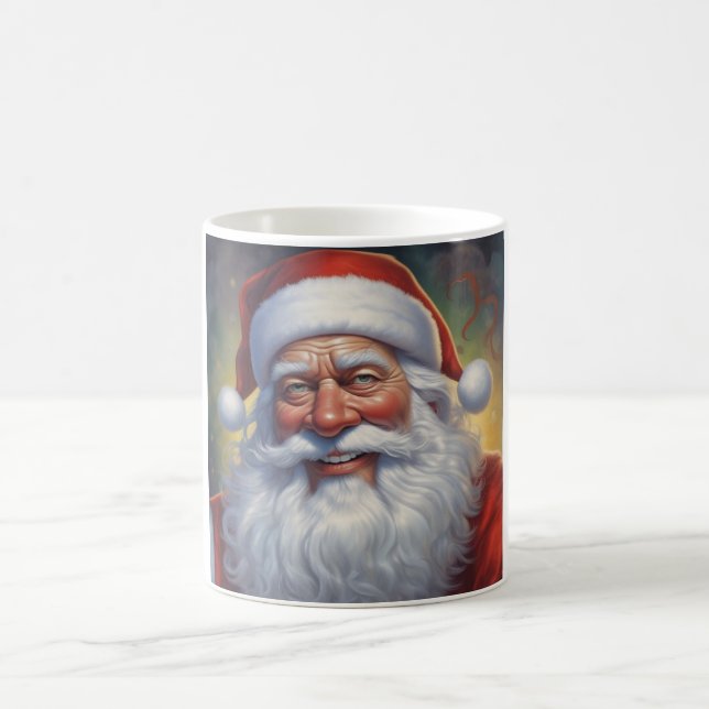 Caneca De Café Santa Clause Feliz Feliz ano novo de Natal (Centro)