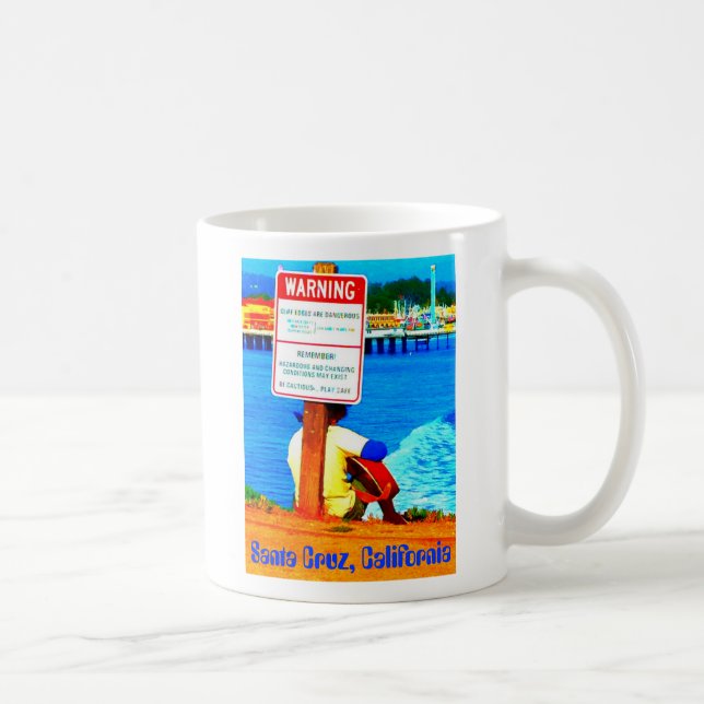 Caneca De Café Santa Cruz, Califórnia (Direita)
