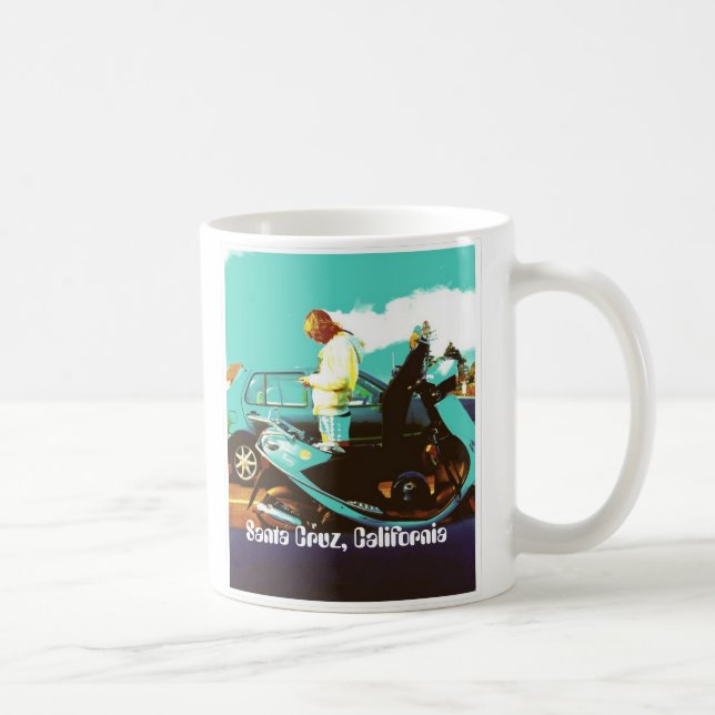 Caneca De Café Santa Cruz, Califórnia (Direita)
