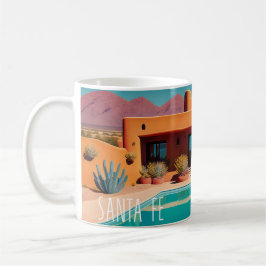 Caneca De Café Santa Fe Sunrise – Retro Travel Mug