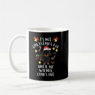 Caneca De Café Santa Hat Dachshund Wiener Doxie - Camisa De Natal