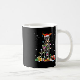Caneca De Café Santa Hat Fairy Lights Pajama