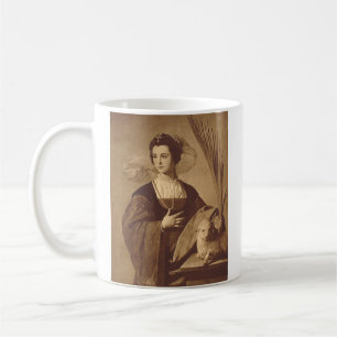 Caneca De Café Santa Inês Mártir por Alonso Cano