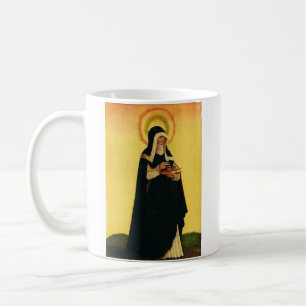 Caneca De Café Santa Odila da Alsácia Abadessa de Hohenburg