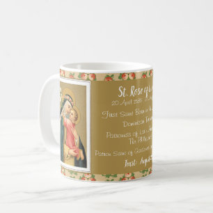 Caneca De Café Santa Rosa de Lima e o Menino Jesus (M 023)