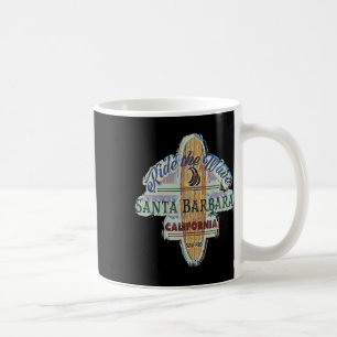 Caneca De Café Santa Rra Surf Distressed Vintage Retro Prancha de